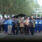 Bupati Natuna, Cen Sui Lan, melakukan peninjauan langsung terhadap pelaksanaan latihan Pasukan Pengibar Bendera Pusaka (Paskibraka) Kabupaten Natuna, Sabtu (8/8/2026) siang. Foto: INIKEPRI.COM/NatunaKab 