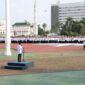 Amsakar saat memimpin apel gabungan jajaran Pemko Batam dan BP Batam. Foto: INIKEPRI.COM