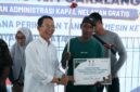 Peluncuran Tim Percepatan Administrasi Kerja Kapal Nelayan Gratis (Cakalang) oleh Wali Kota Batam sekaligus Kepala BP Batam, Amsakar Achmad, di Kampung Nelayan Merah Putih (KNMP), Kelurahan Kasu. Foto: INIKEPRI.COM/Media Center Batam 
