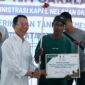 Peluncuran Tim Percepatan Administrasi Kerja Kapal Nelayan Gratis (Cakalang) oleh Wali Kota Batam sekaligus Kepala BP Batam, Amsakar Achmad, di Kampung Nelayan Merah Putih (KNMP), Kelurahan Kasu. Foto: INIKEPRI.COM/Media Center Batam 