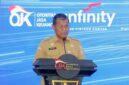 Sekda Batam, Firmansyah, menyampaikan sambutan saat menghadiri DFL di Politeknik Negeri Batam, Senin (31/8/2026). Foto: INIKEPRI.COM/Media Center Batam 