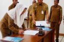 Pemerintah Kabupaten Natuna secara resmi melantik enam pejabat daerah menjadi pejabat fungsional di BPBD Kabupaten Natuna, di Kantor Bupati Natuna. Foto: Istimewa 