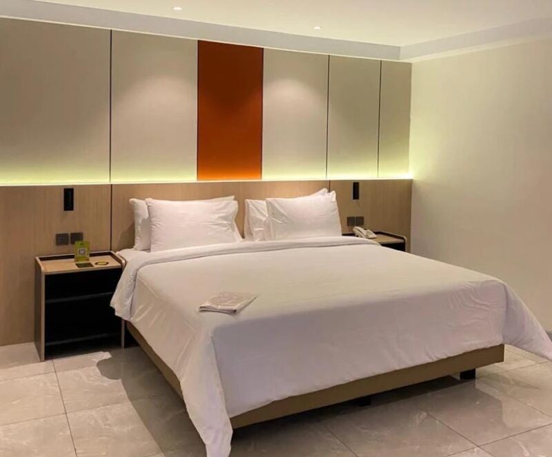 Salah satu kamar di MaxOne Hotel Batam. Foto: INIKEPRI.COM