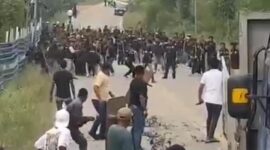 Bentrokan maut di jembatan 3 Barelang. Foto: Tangkapan Layar 