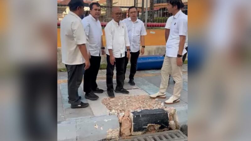 Badan Pengusahaan (BP) Batam mulai menguji sistem subdrain pada 18 titik di kawasan Central Business District (CBD) Batam Center yang selama ini memiliki persoalan genangan. Foto: INIKEPRI.COM/BP Batam