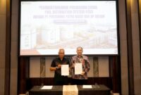 Penandatanganan dilakukan oleh Anggota/Deputi Bidang Pengusahaan BP Batam, Denny Tondano, dan Vice President Aviation Fuel Business PT Pertamina Patra Niaga, Yosep Iswadi di Hotel Sheraton Grand Jakarta. Foto: INIKEPRI.COM/BP Batam