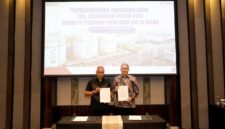 Penandatanganan dilakukan oleh Anggota/Deputi Bidang Pengusahaan BP Batam, Denny Tondano, dan Vice President Aviation Fuel Business PT Pertamina Patra Niaga, Yosep Iswadi di Hotel Sheraton Grand Jakarta. Foto: INIKEPRI.COM/BP Batam