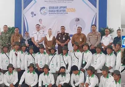 Badan Meteorologi Klimatologi Geofisoka (BMKG) Stasiun Meteorologi Maritim Penagi menggelar Sekolah Lapang Cuaca Natuna (SLCN) Kabupaten Natuna di Aula BMKG Natuna. Foto: Istimewa 