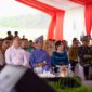 seremoni groundbreaking dan pemasangan tiang pancang perdana oleh Kepala BP Batam/Wali Kota Batam Amsakar Achmad, didampingi Wakil Kepala BP Batam/Wakil Wali Kota Batam Li Claudia Chandra dan Ketua Yayasan Merah Putih Eddy Hussy, Kamis (24/9/2026). Foto: INIKEPRI.COM/BP Batam 