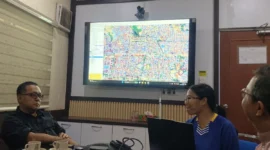 Pemantauan titik genangan banjir kota Batam. Foto: Istimewa 