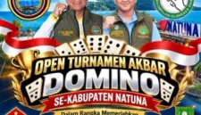 e-Flyer Turnamen Domino Akbar se-kabupaten Natuna. Foto: Istimewa