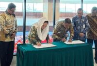 Penandatanganan hibah lahan dilakukan di Kantor BMKG Pusat, Jakarta. Foto: Istimewa