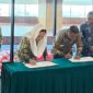 Penandatanganan hibah lahan dilakukan di Kantor BMKG Pusat, Jakarta. Foto: Istimewa 