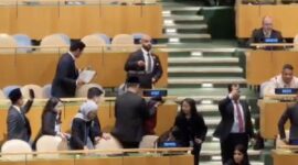 Delegasi Indonesia walk out. Foto: Istimewa 