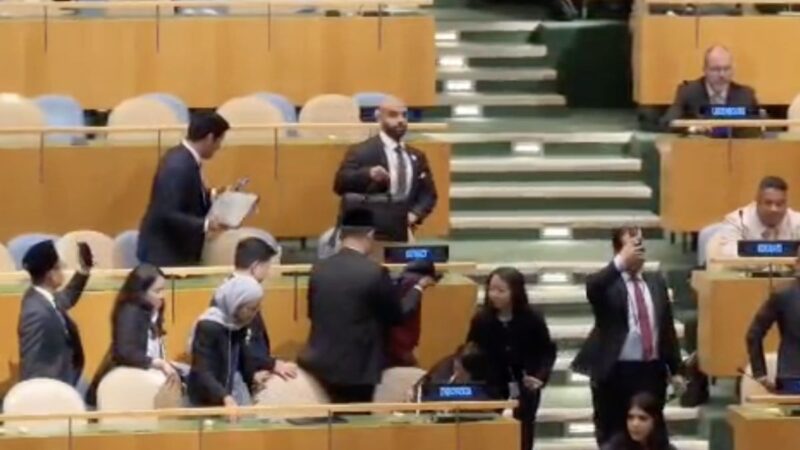 Delegasi Indonesia walk out. Foto: Istimewa