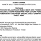 Surat perpanjangan Belajar dari Rumah. Foto: Tangkapan Layar 