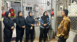 Ombudsman RI Perwakilan Kepulauan Riau bersama Keasistenan Utama VI Ombudsman RI melakukan inspeksi mendadak (sidak) ke Lembaga Pemasyarakatan (Lapas) Perempuan Kelas IIB Batam. Foto: Istimewa 