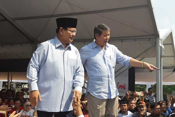 Prabowo Subianto dan Hashim Djojohadikusumo. Foto: Istimewa