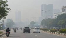 Kabut asap menyelimuti Kota Batam. Foto: INIKEPRI.COM