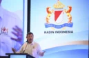 Utusan Khusus Presiden Bidang Iklim dan Energi sekaligus Ketua Dewan Penasihat Kadin Hashim Djojohadikusumo memberikan sambutan saat pembukaan Rapimnas Kadin di Jakarta. Foto; Istimewa