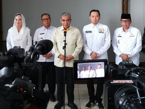 Pimpinan MPR saat di Natuna. Foto: Istimewa