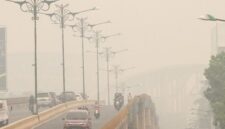 Kabut asap di Tanjungpinang. Foto: Istimewa