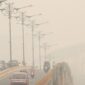 Kabut asap di Tanjungpinang. Foto: Istimewa 