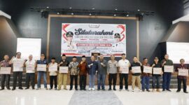 Silaturahmi bersama LPM, RW, RT, dan tokoh masyarakat se-Kecamatan Sagulung di Gedung Serbaguna Plaza Kecamatan Sagulung. Foto: INIKEPRI.COM/Media Center Batam 