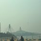 Kabut asap menyelimuti Kota Batam. Foto: Istimewa 