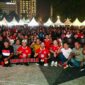 Nobar Timnas Indonesia di Engku Putri. Foto: INIKEPRI.COM/Media Center Batam 
