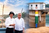 Kepala BP Batam, Amsakar Achmad, turun langsung ke Waduk Nongsa untuk melihat kondisi sumber air. Foto: INIKEPRI.COM/BP Batam 