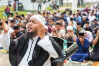 Badan Pengusahaan Batam (BP Batam) melalui Direktorat Badan Usaha SPAM dan Pengolahan Limbah menggelar pelaksanaan Shalat Istisqa bersama masyarakat Kota Batam di area Waduk Nongsa. Foto: INIKEPRI.COM/BP Batam 