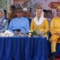Bupati Natuna Cen Sui Lan dan Wakil Bupati Jarmin di HUT Natuna ke-27. Foto: INIKEPRI.COM