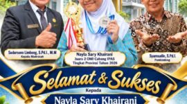 Nayla Sary Khairani Buktikan Perjuangannya dengan Raih Juara 2 IPAS OMI Tingkat Provinsi 2026. Foto: MIN Batam 