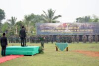 Wali Kota Batam Amsakar Achmad membuka TMMD. Foto: INIKEPRI.COM/Media Center Batam 