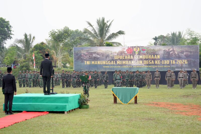 Wali Kota Batam Amsakar Achmad membuka TMMD. Foto: INIKEPRI.COM/Media Center Batam