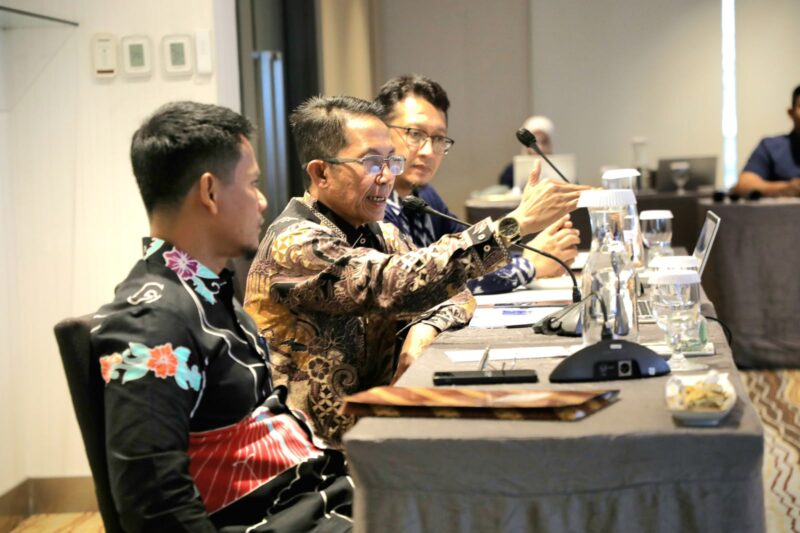 Wali Kota Batam, Amsakar Achmad, memaparkan program perlindungan pekerja saat Wawancara Nasional Jamsostek Award Tahun 2026 di Pullman Jakarta Indonesia Thamrin CBD. Foto: INIKEPRI.COM/Media Center Batam