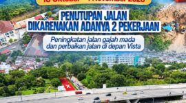 e-Flyer penutupan jalan sementara. Foto: BP Batam 