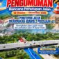e-Flyer penutupan jalan sementara. Foto: BP Batam 