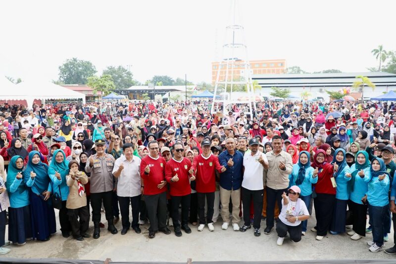 Bengkong Smiling Morning ke-16 di Lapangan Chu Bee, Bengkong. Foto: INIKEPRI.COM/Media Center Batam
