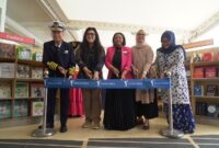 BP Batam melalui Anggota/Deputi Bidang Pelayanan Umum, Ariastuty Sirait, menghadiri peresmian dan pembukaan kapal buku terapung Doulos Hope di Pelabuhan Bintang 99 Batam. Foto: BP Batam 
