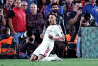 Mbappé merayakan goal saat Real Madrid mengalahkan Barcelona. Foto: Instagram Real Madrid 