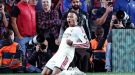 Mbappé merayakan goal saat Real Madrid mengalahkan Barcelona. Foto: Instagram Real Madrid 