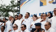 Badan Pengusahaan Batam (BP Batam) memperingati Hari Bakti ke-55 dengan menggelar upacara dan syukuran. Foto: INIKEPRI.COM/BP Batam