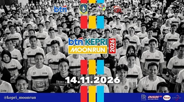 BTN Kepri Moon Run 2026 akan digelar pada 14 November mendatang. Foto: BTN Kepri Moon Run