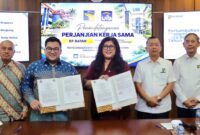 Badan Pengusahaan Batam (BP Batam) dan Universitas Internasional Batam (UIB) menandatangani perjanjian kerja sama tentang penyelenggaraan rumah sakit pendidikan utama dan kepaniteraan klinik. Foto: INIKEPRI.COM/BP Batam 
