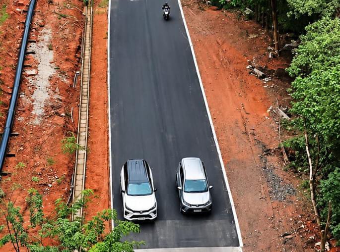 Jalan Vista Hotel kembali bisa dilalui oleh kendaraan. Foto: BP Batam
