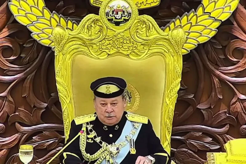Raja Malaysia Yang di-Pertuan Agong Sultan Ibrahim bin Sultan Iskandar. Foto: YouTube Parlemen Malaysia/pri.