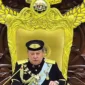 Raja Malaysia Yang di-Pertuan Agong Sultan Ibrahim bin Sultan Iskandar. Foto: YouTube Parlemen Malaysia/pri.