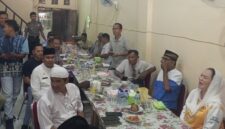 Bupati Natuna Cen Sui Lan menyampaikan utang warisan segera dibayar dalam kegiatan bersilaturahmi dengan insan pers di Natuna. Foto: Istimewa 